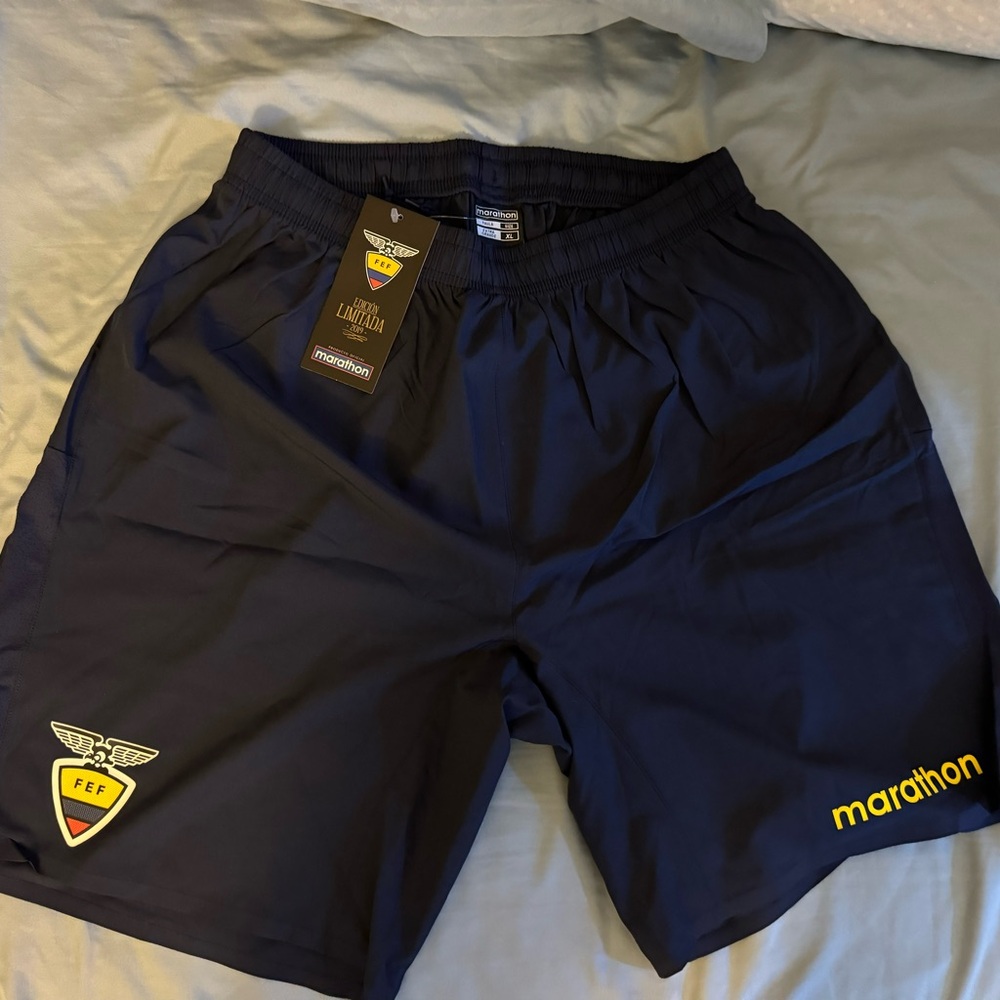 Marathon Sports Original Ecuadorian National Soccer team shorts in XL, blue